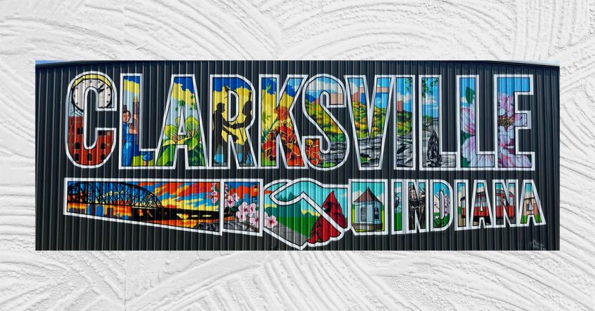 Clarksville Celebrating Completion of New Mural with Ribbon-Cutting